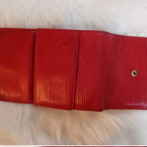 Louis Vuitton Red Epi Leather Compact Snap Wallet - Picture 10 of 16